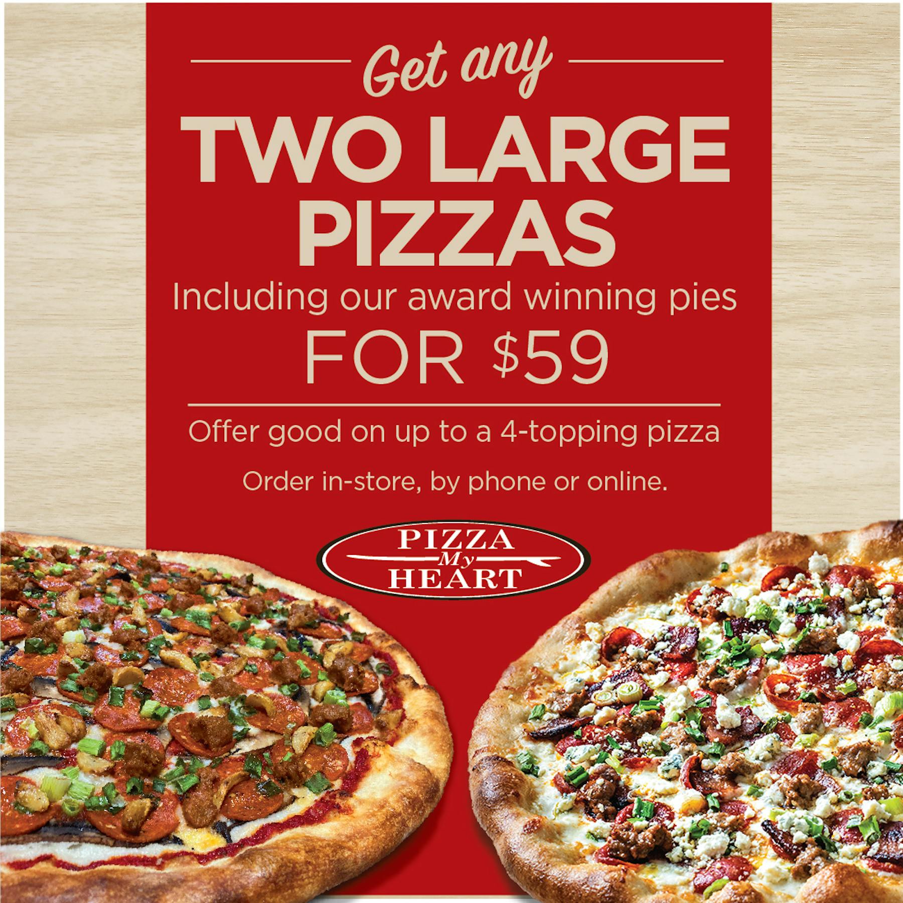 SCS  Pizza For Two