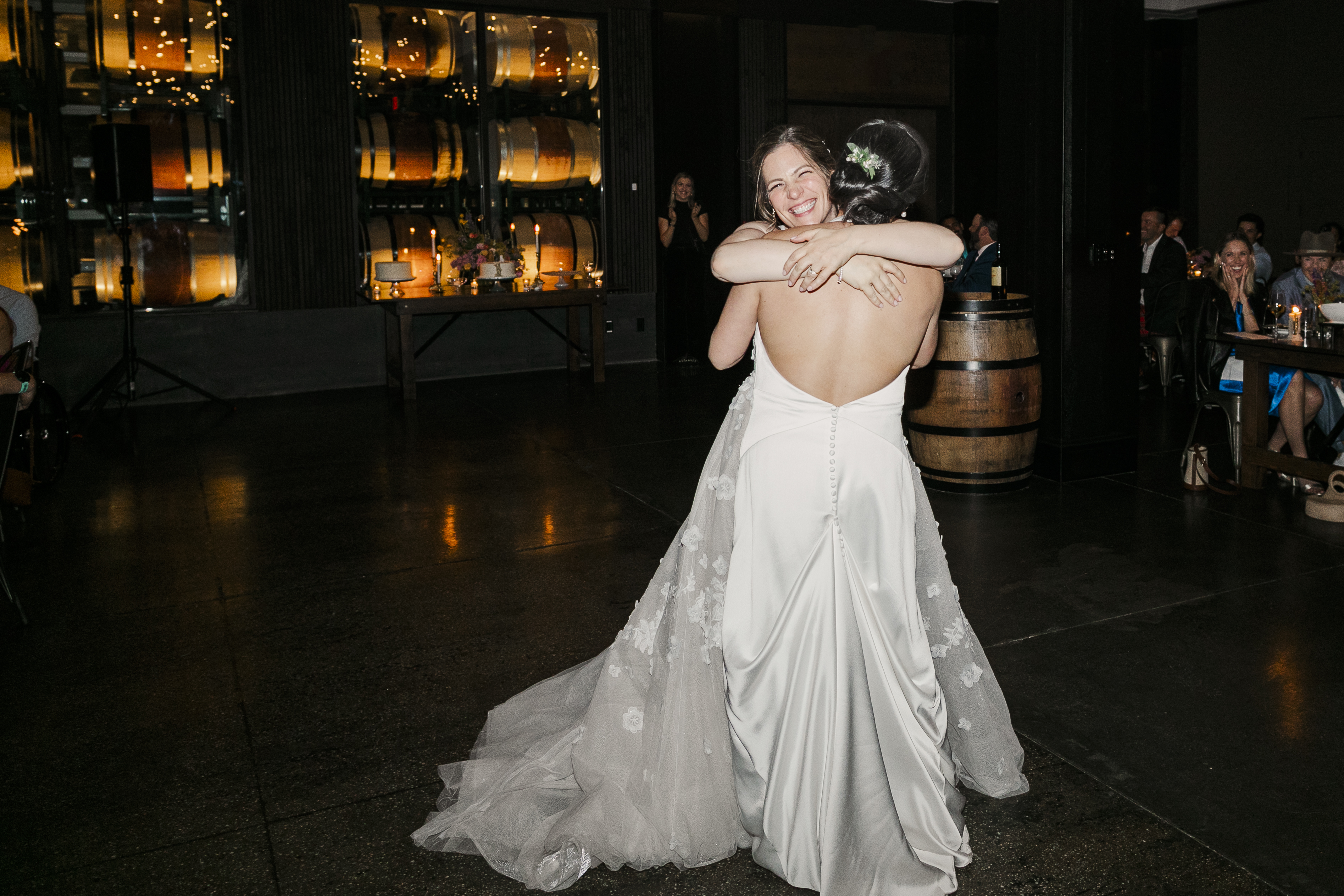 a woman in a wedding dress