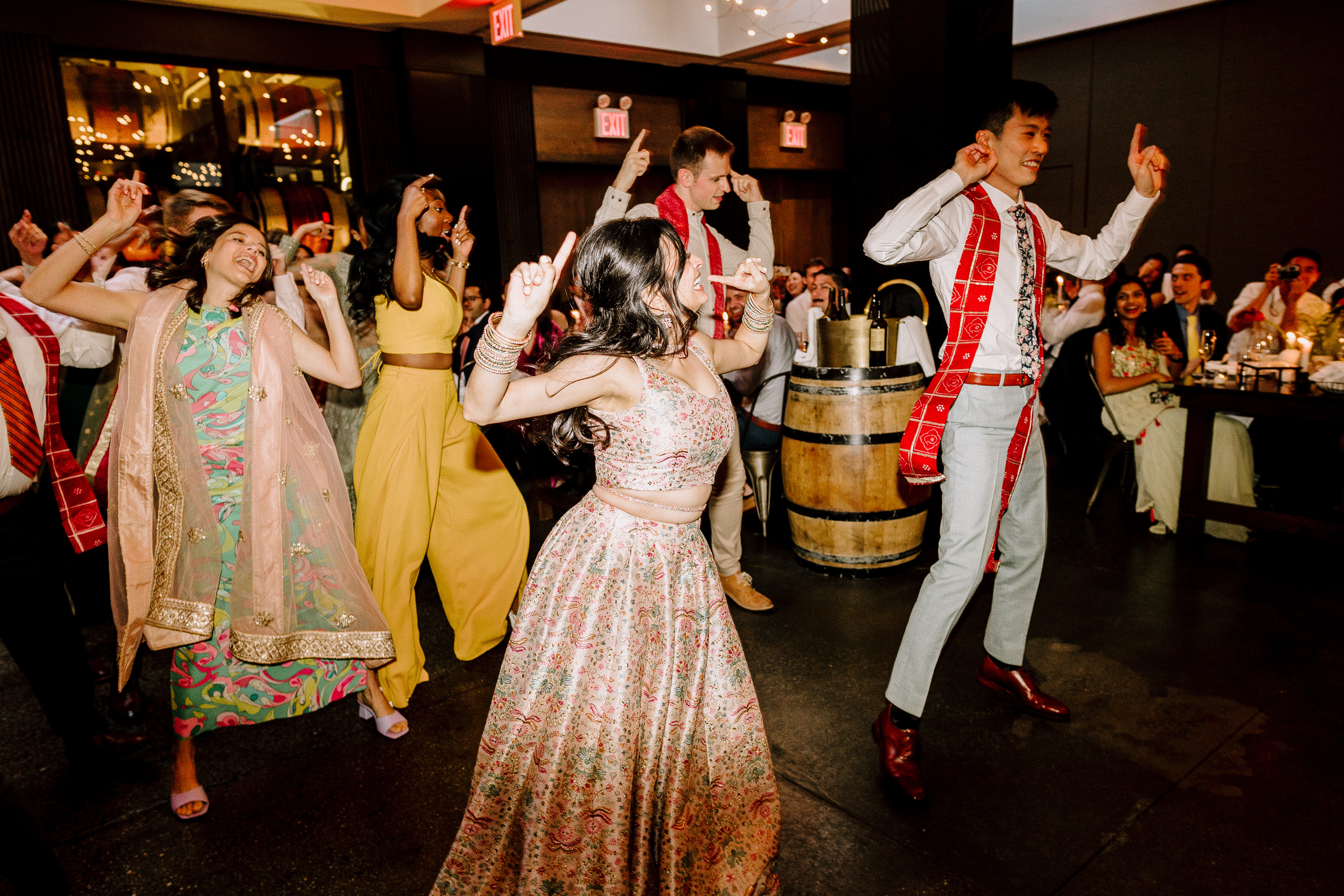 Dancing at a wedding venue with everything included