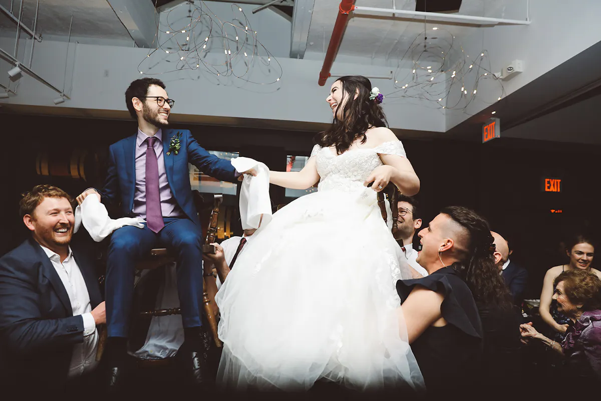 Brooklyn Winery Bride & Groom Horah