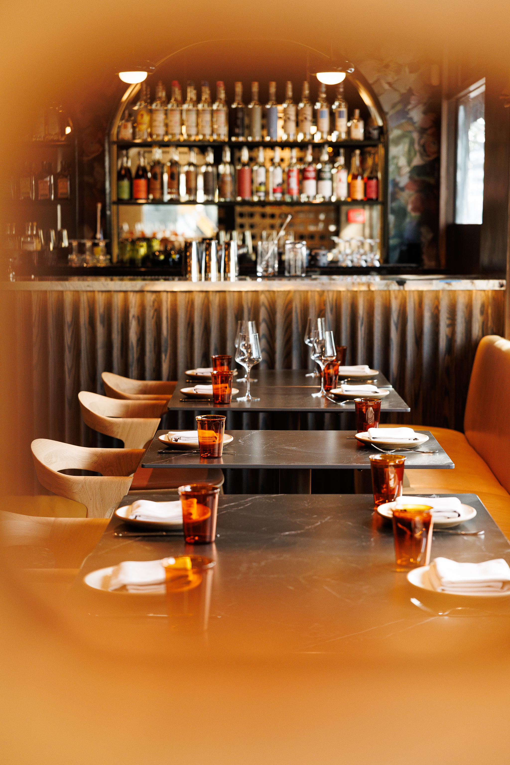 a bottle of wine on a table