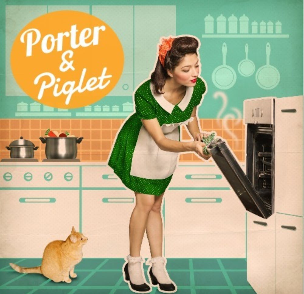 Porter & Piglet menu poster