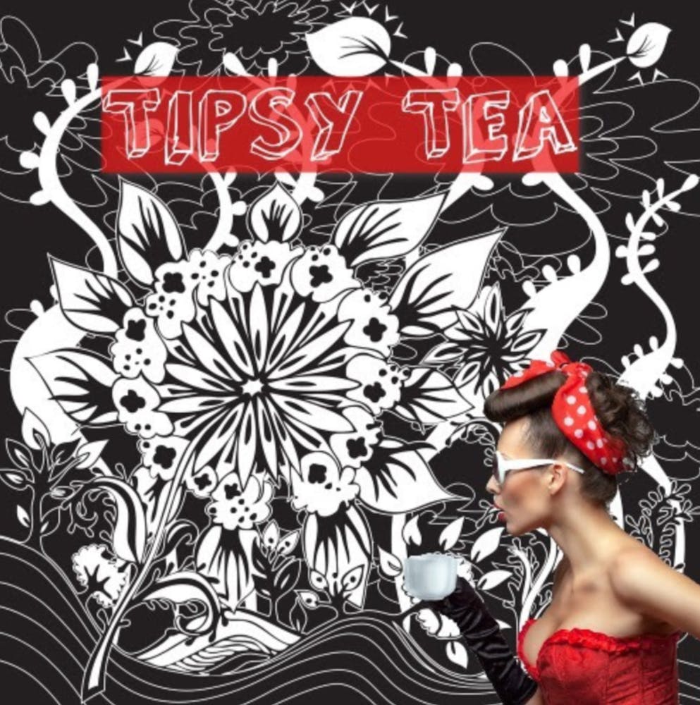 Tipsy Tea menu poster