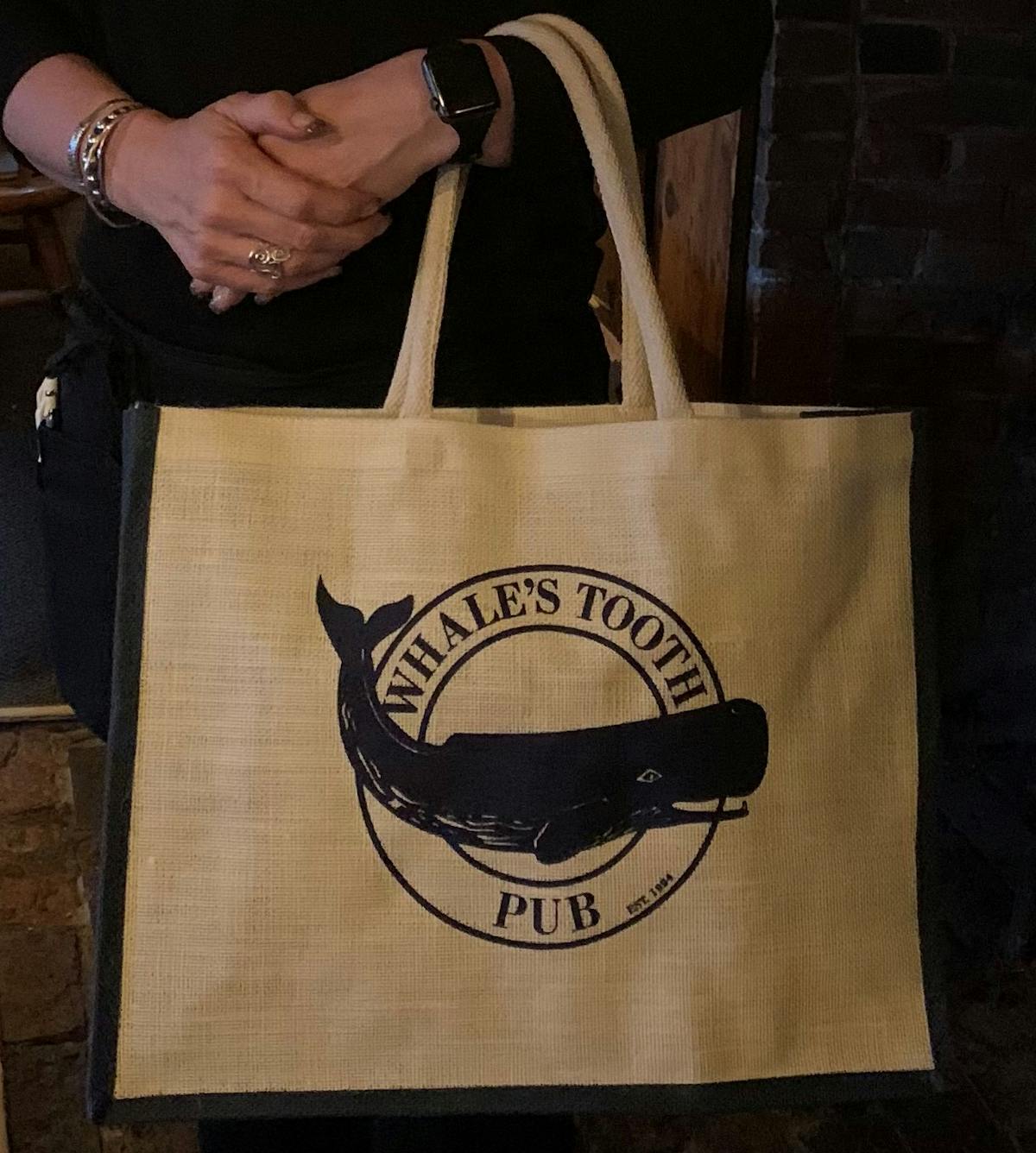 a person holding a bag