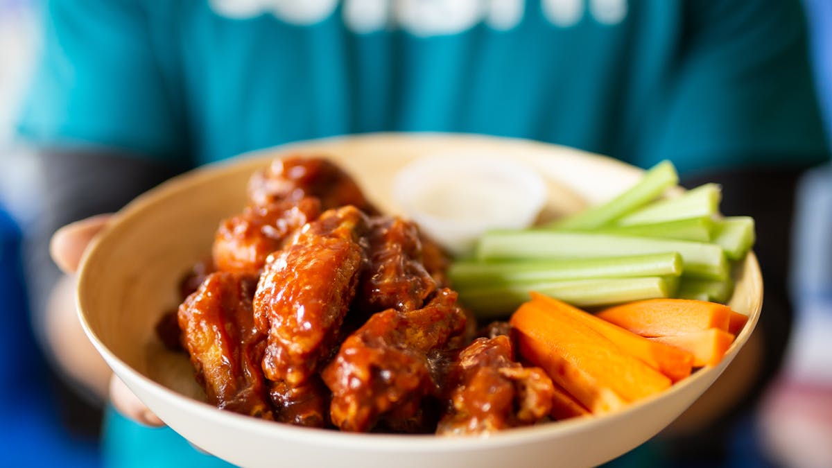 a bowl of food on a plate