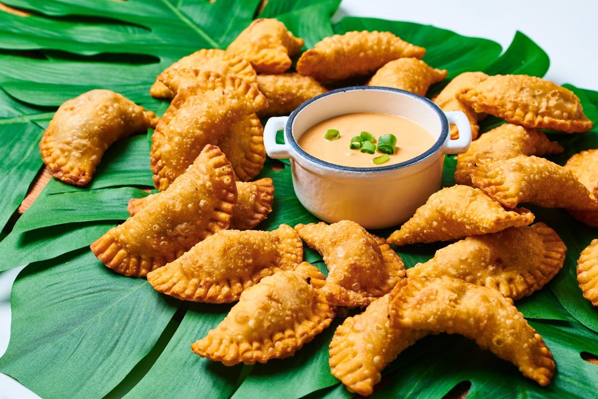 a plate of food on a table