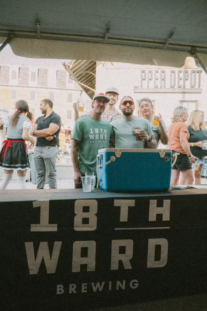 18th Ward Brewing at Hudson Octoberfest, Upper Depot Brewing Co., Hudson, NY