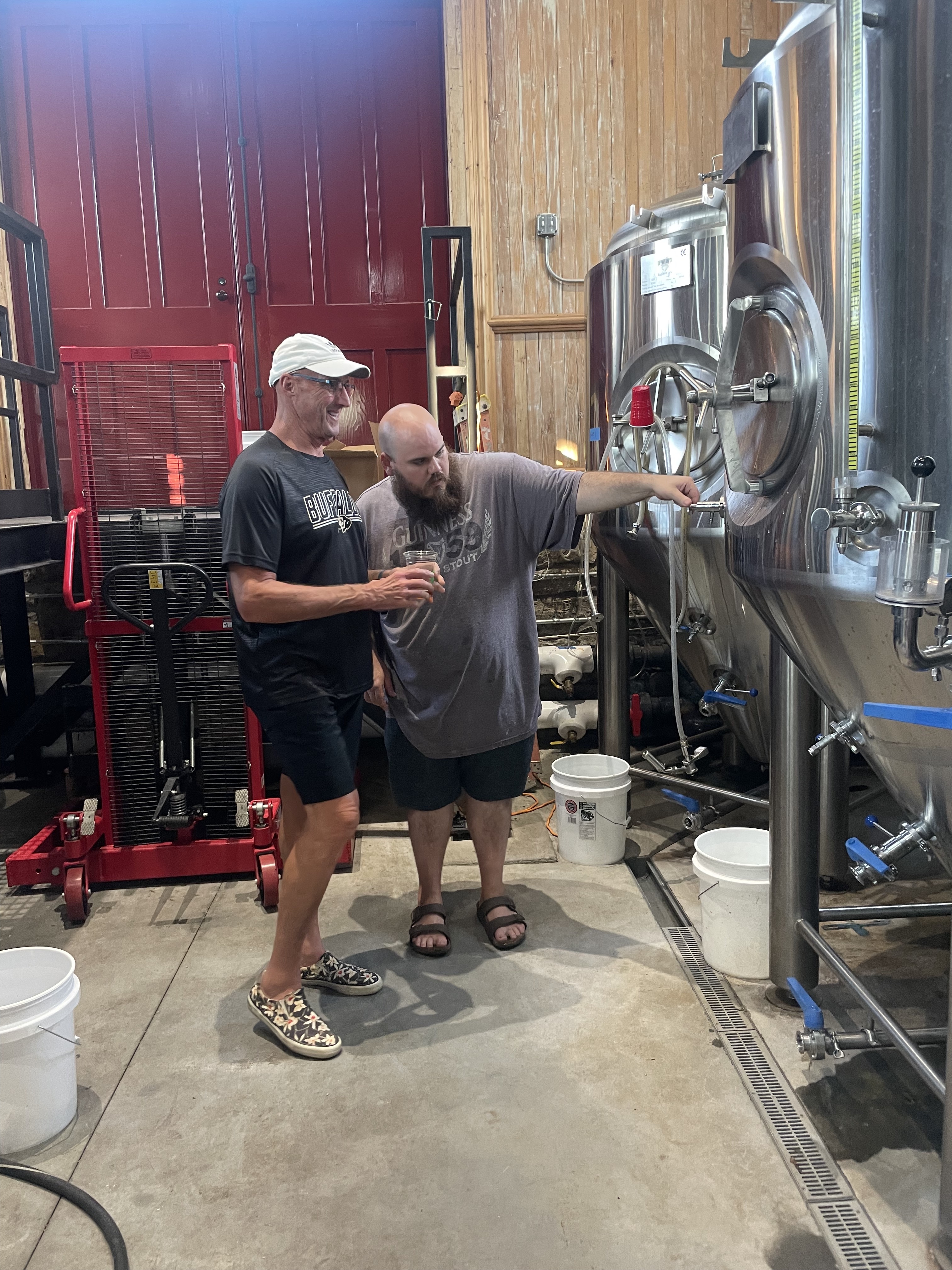 New Brew Testing at Upper Depot Brewing Co