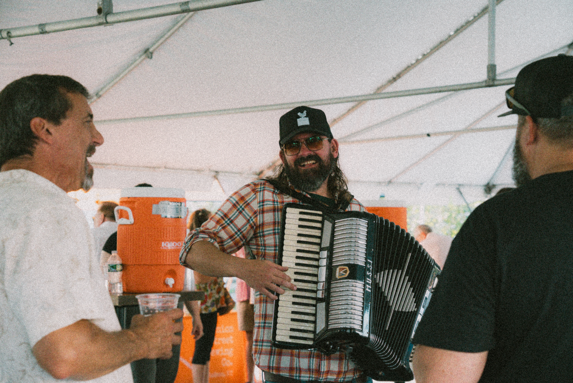Octoberfest Accordion Music, Hudson Octoberfest, Upper Depot Brewing Co., Hudson, NY