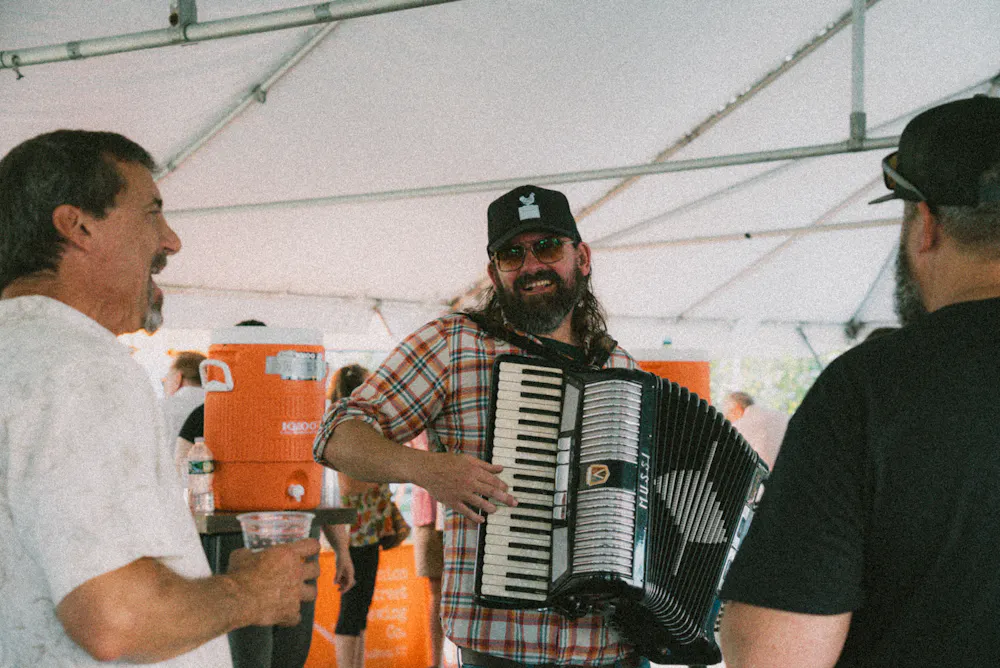 Octoberfest Accordion Music, Hudson Octoberfest, Upper Depot Brewing Co., Hudson, NY
