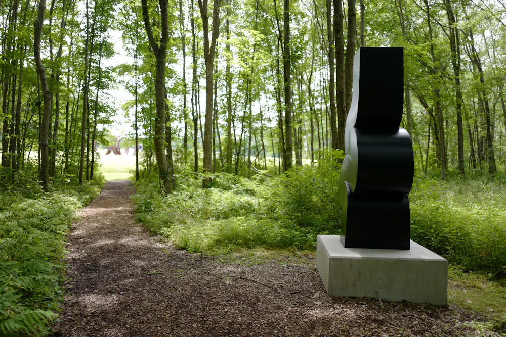 Outdoor sculpture at Art Omi in Ghent, New York