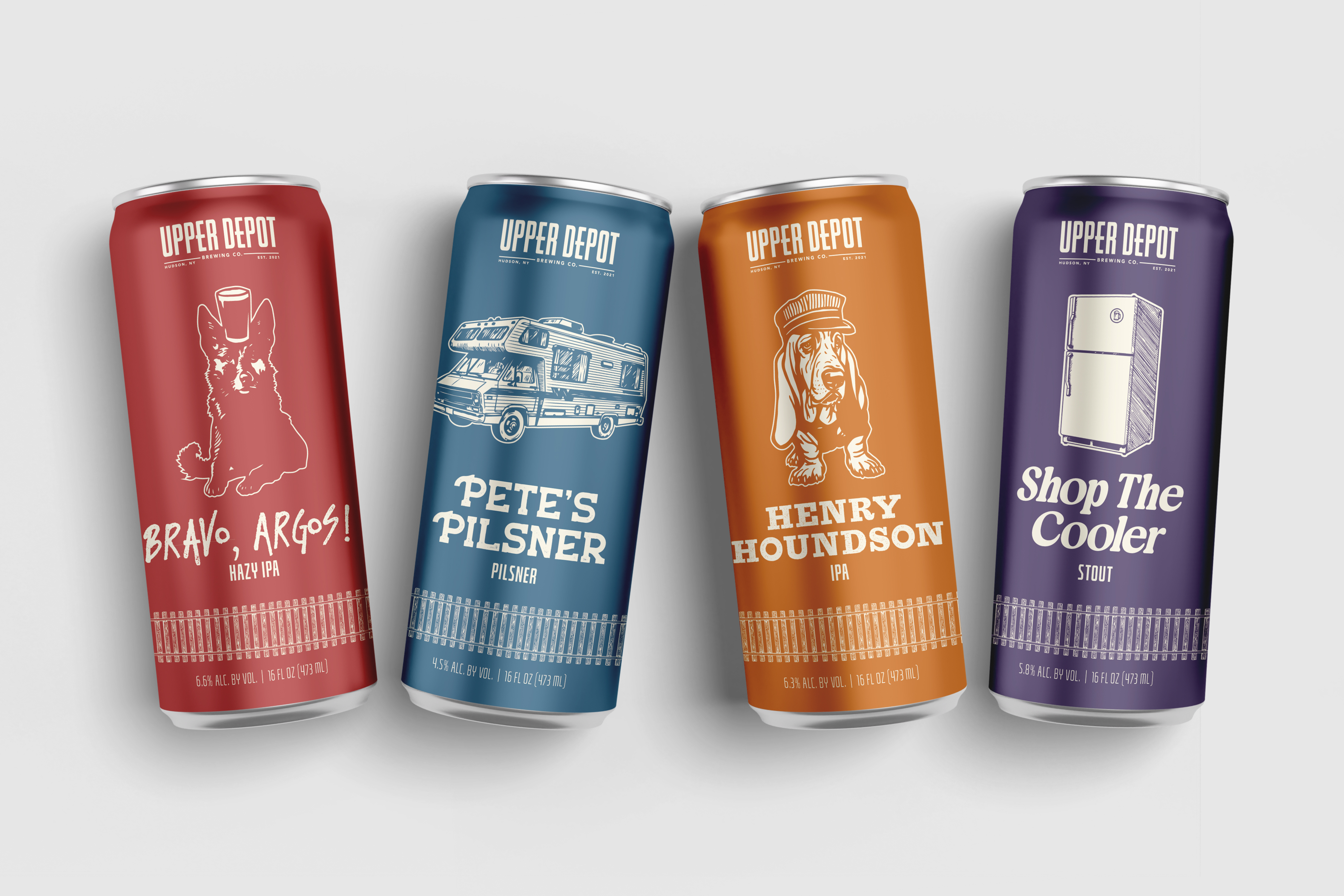 Upper Depot first four cans