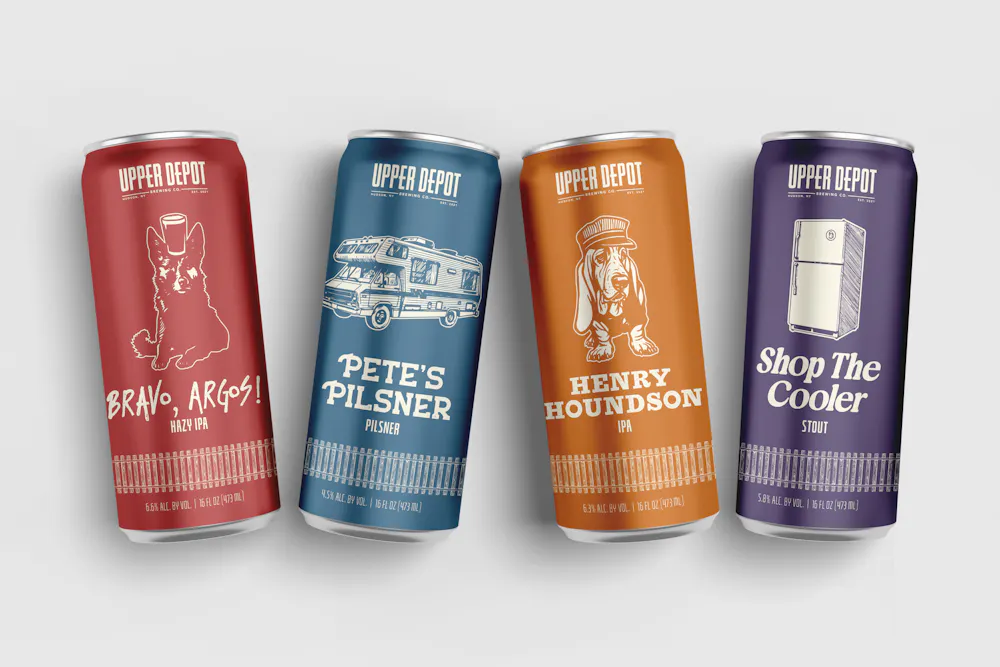 Upper Depot first four cans