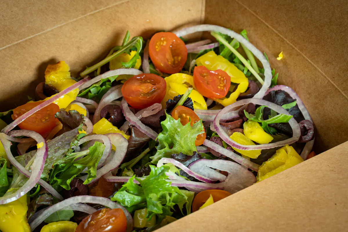 food on a table