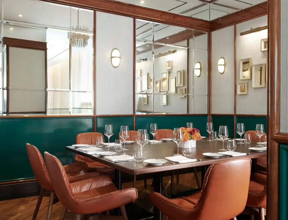 a dining room table