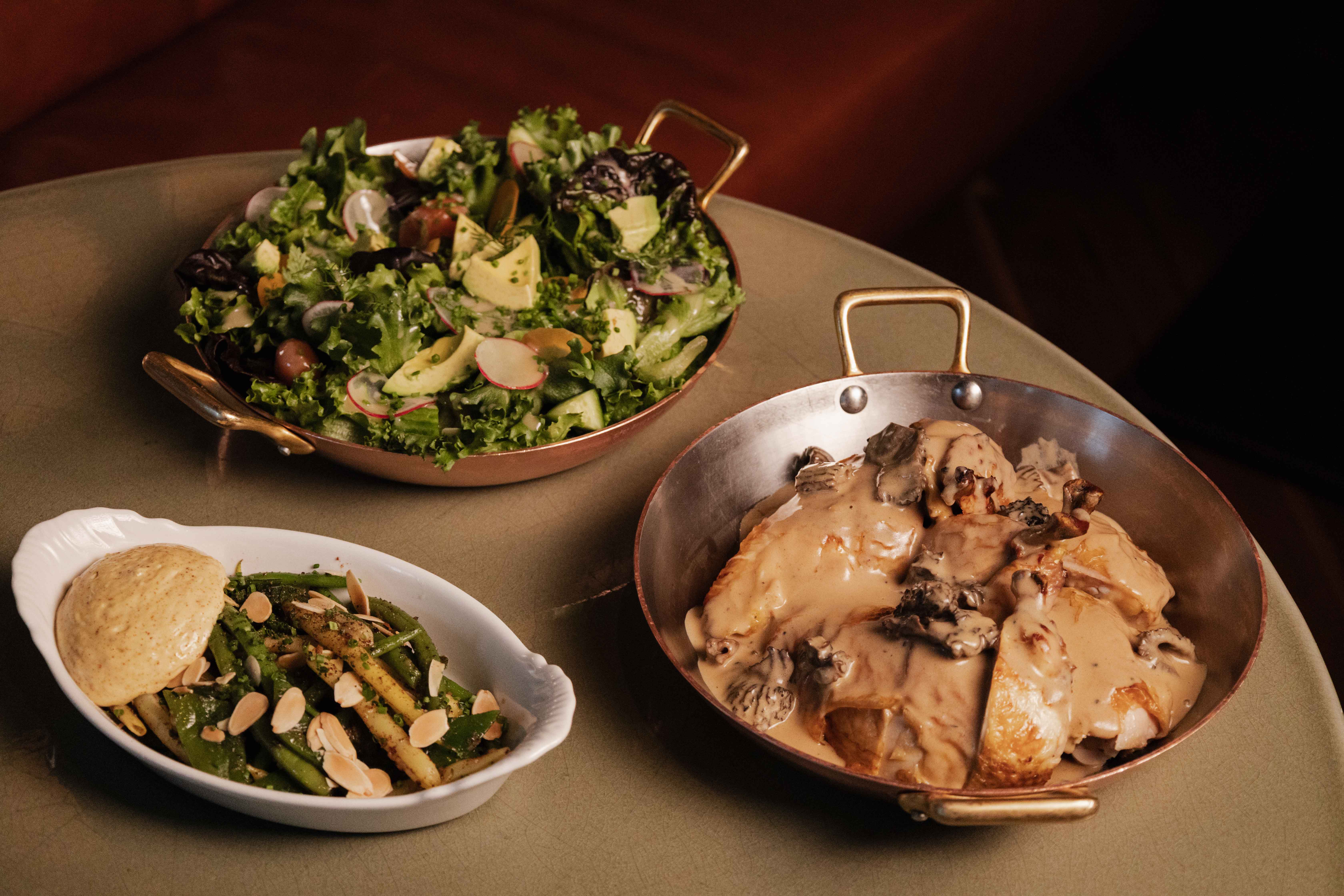 a close up of food