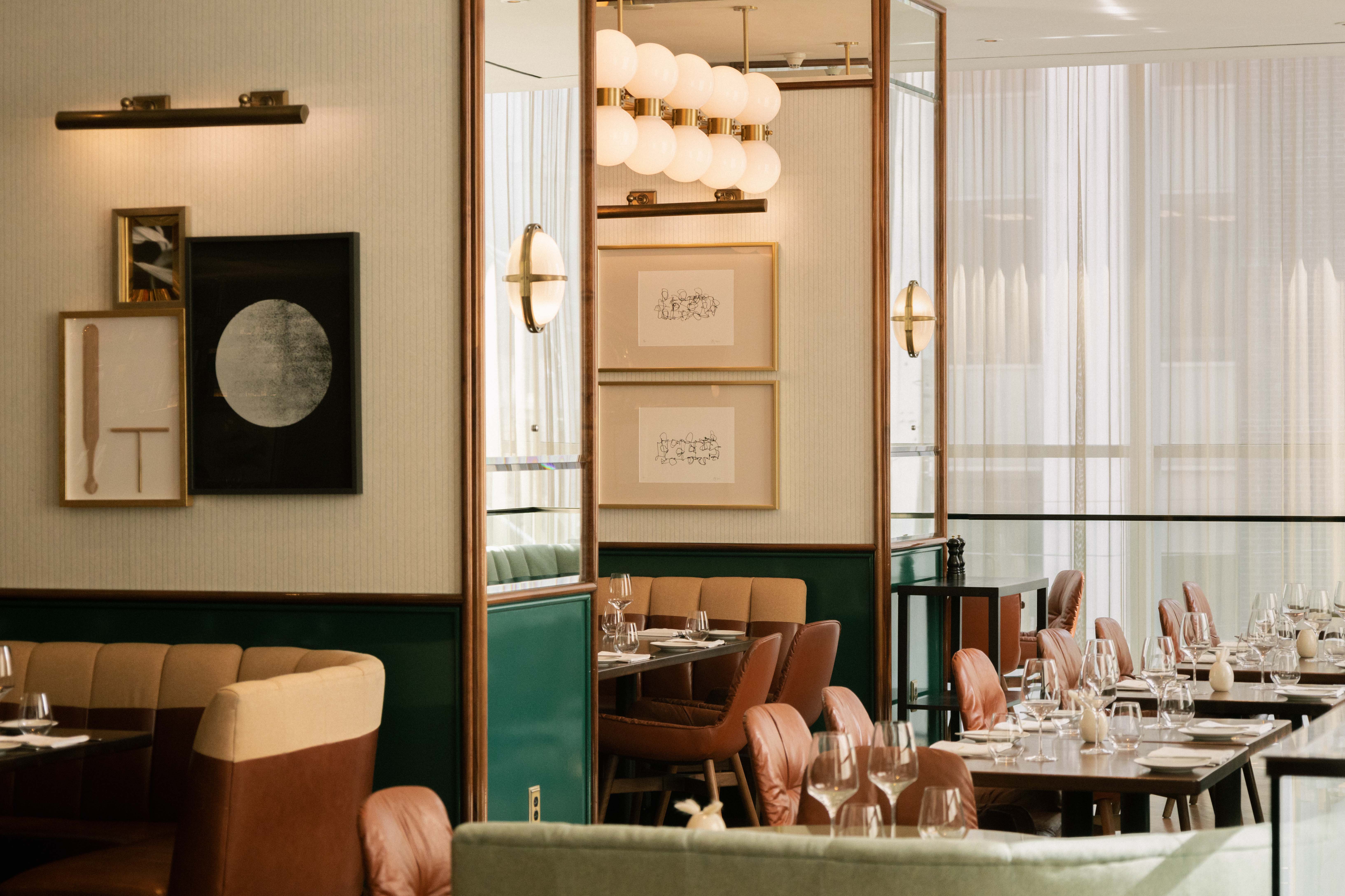 a photo inside the restaurant