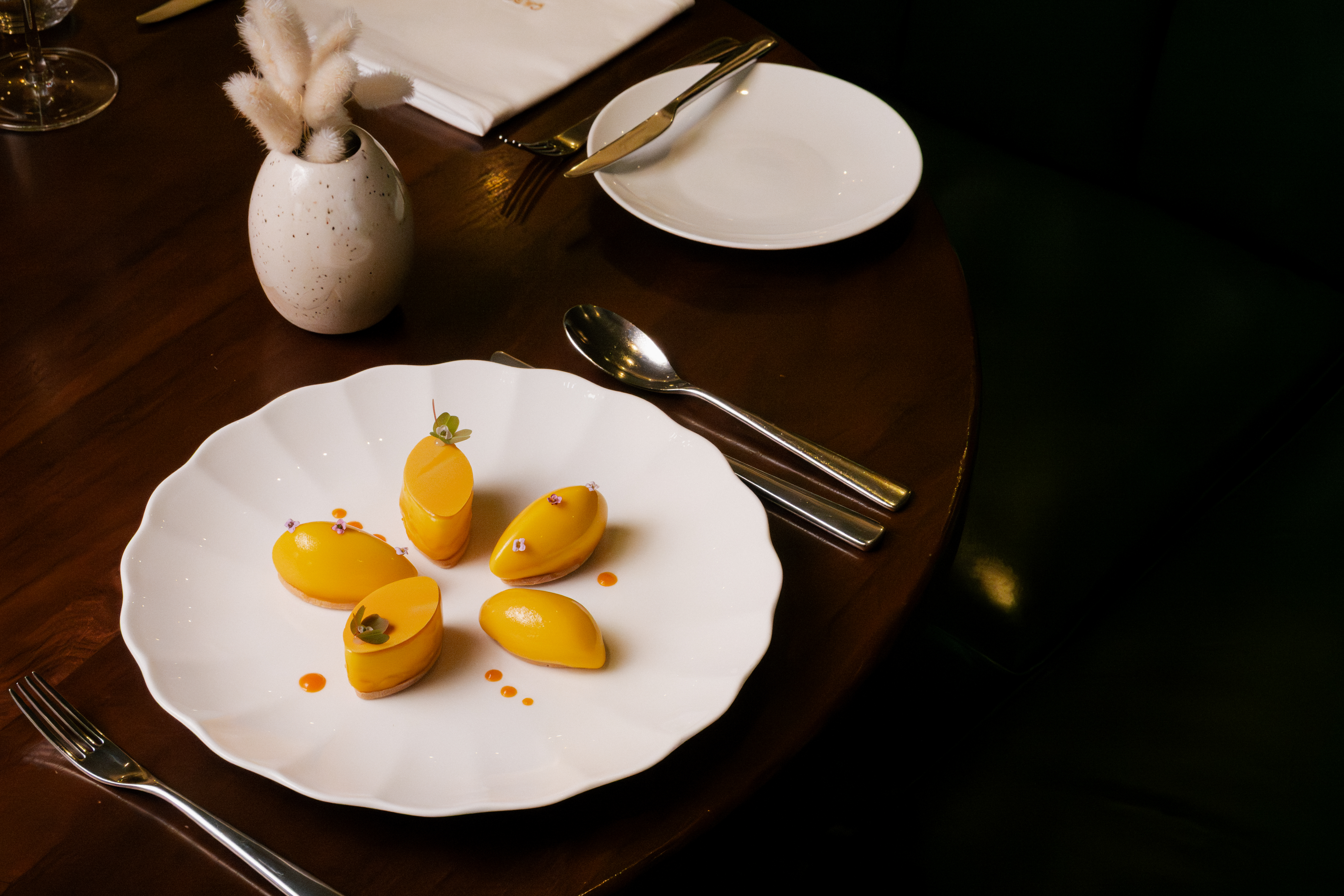 a plate of food on a table