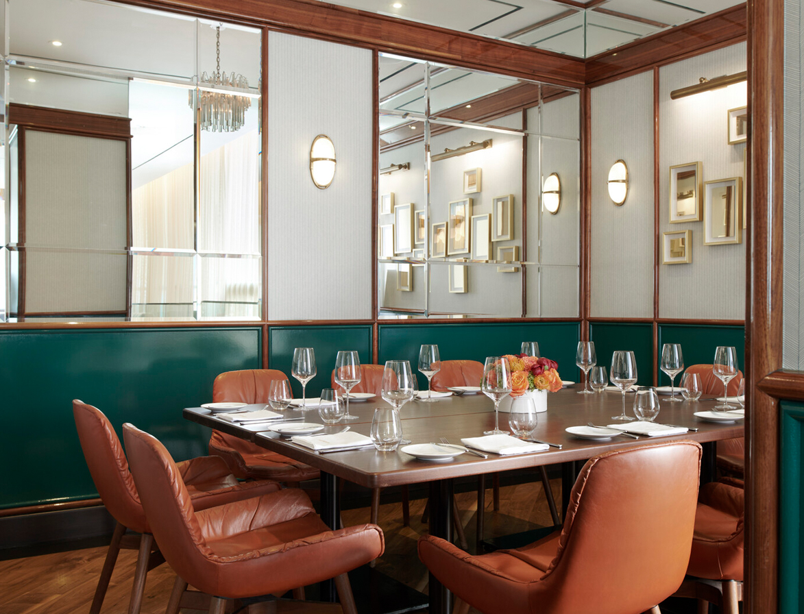 a dining room table