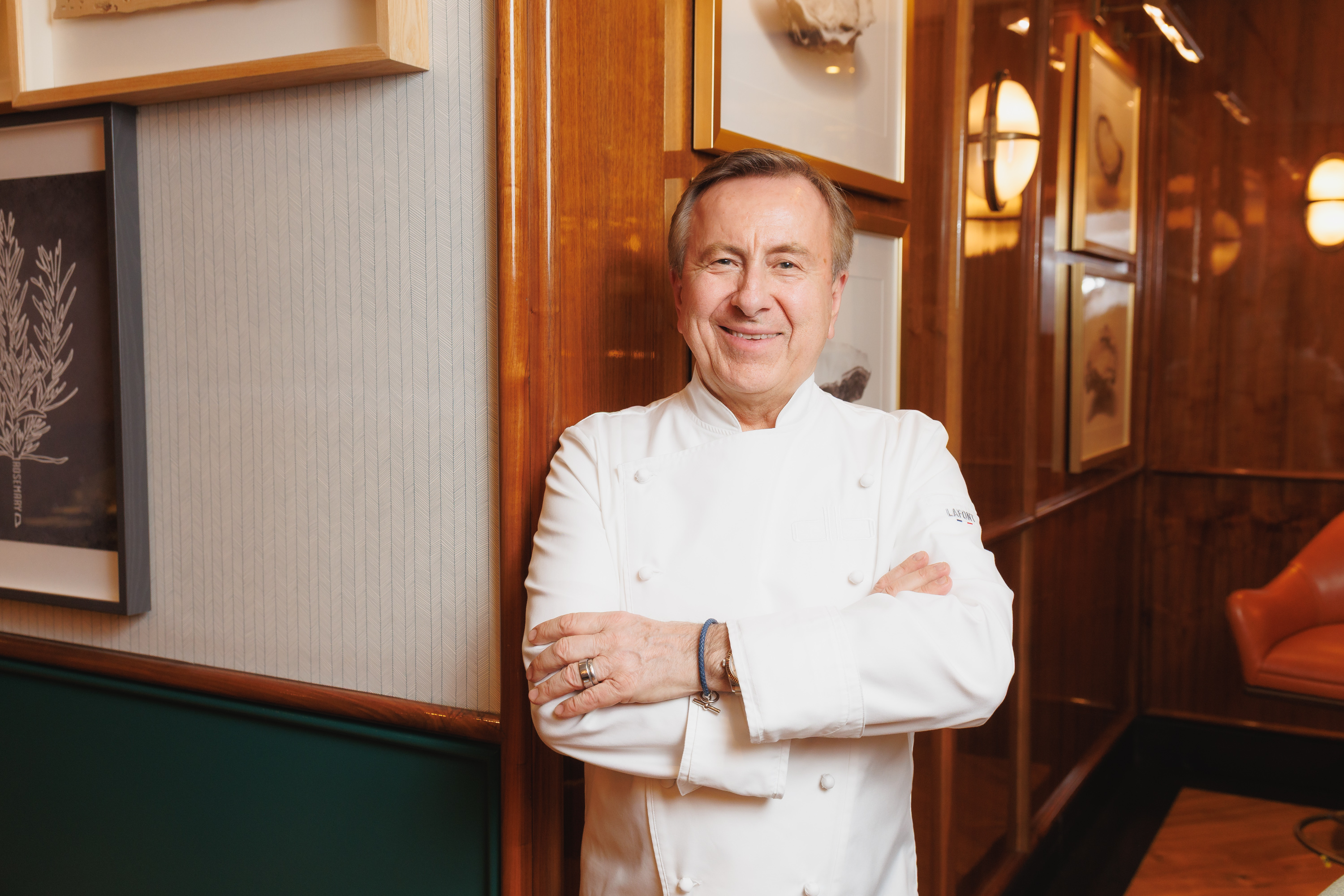 a man in a chef's coat