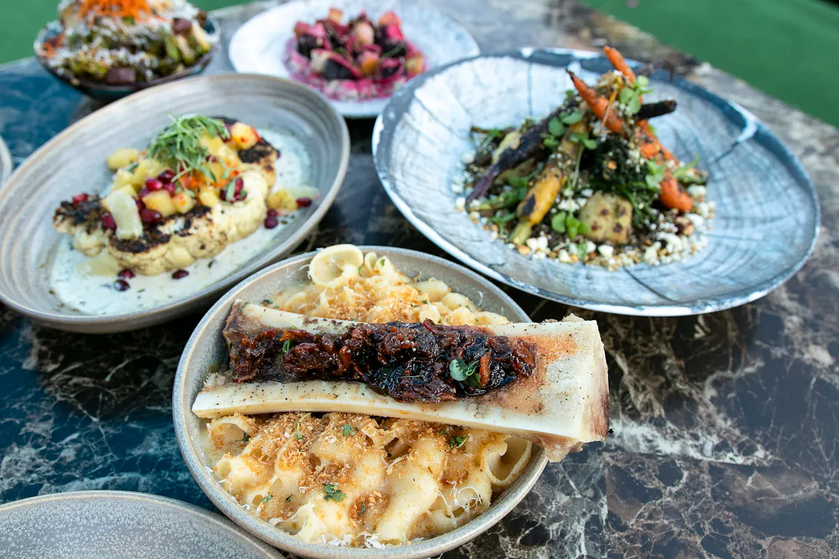 a plate of food