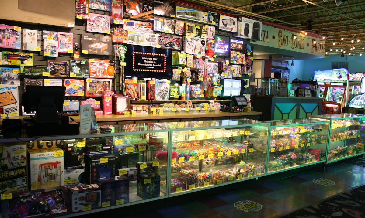 a display in a store