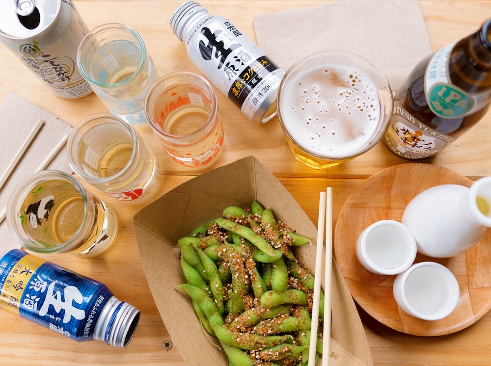 a plate of food on a table