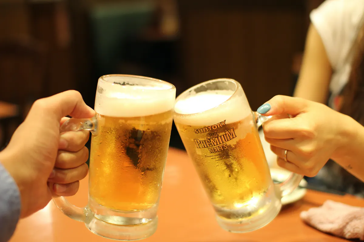 a glass mug on a table