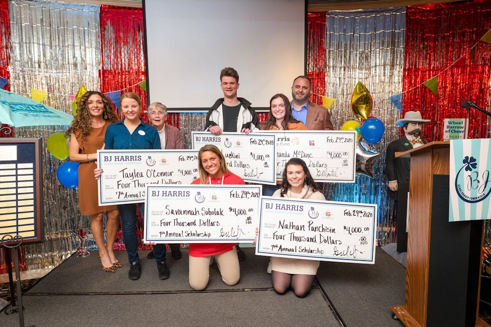 Gianmarco Martuscelli et al. posing for the camera