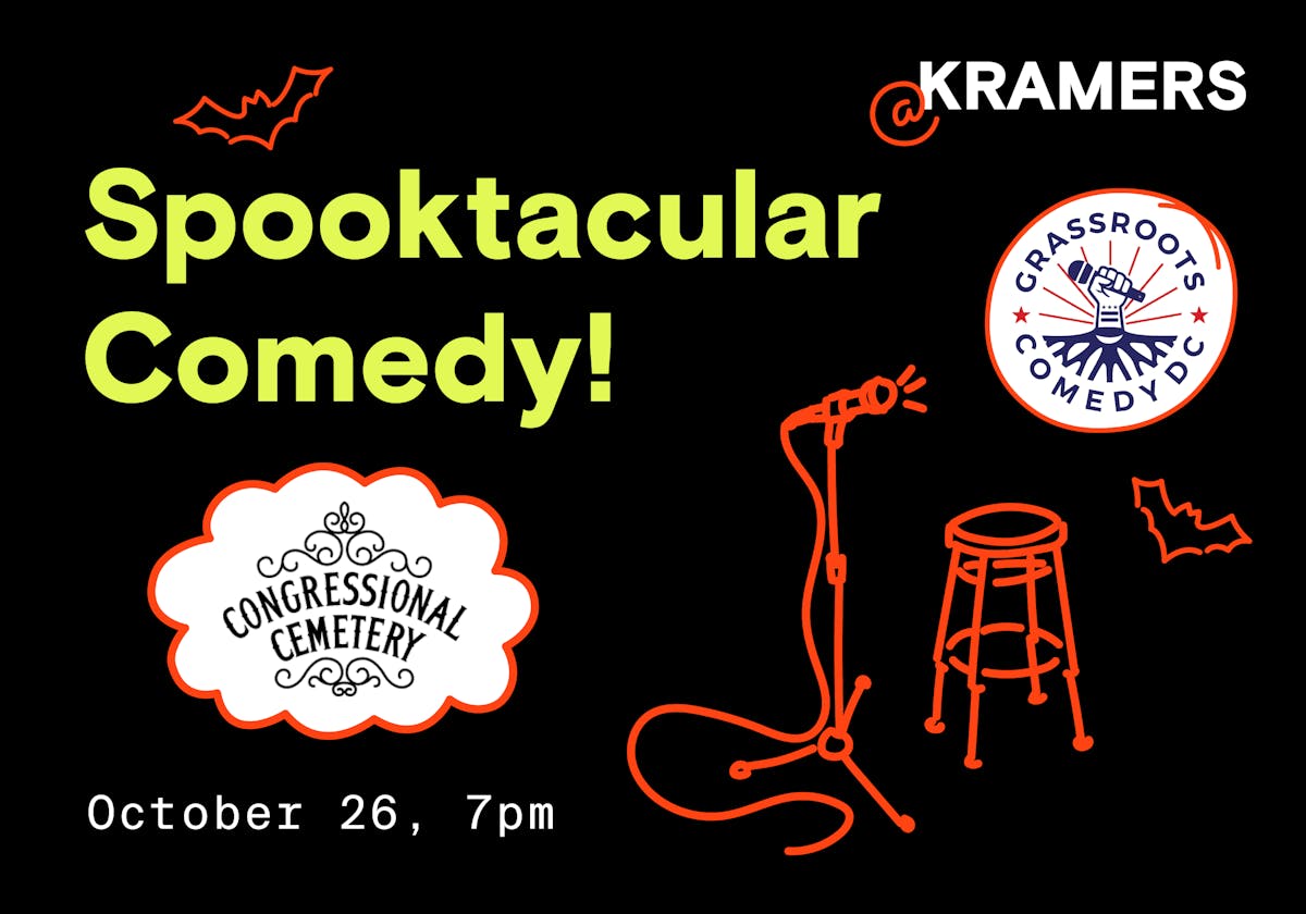 Grassroots Comedy DC showcase for at Kramers
