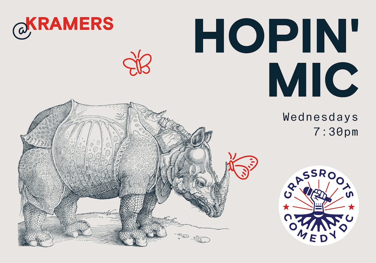 hopin' mic comedy and storytelling series at Kramers