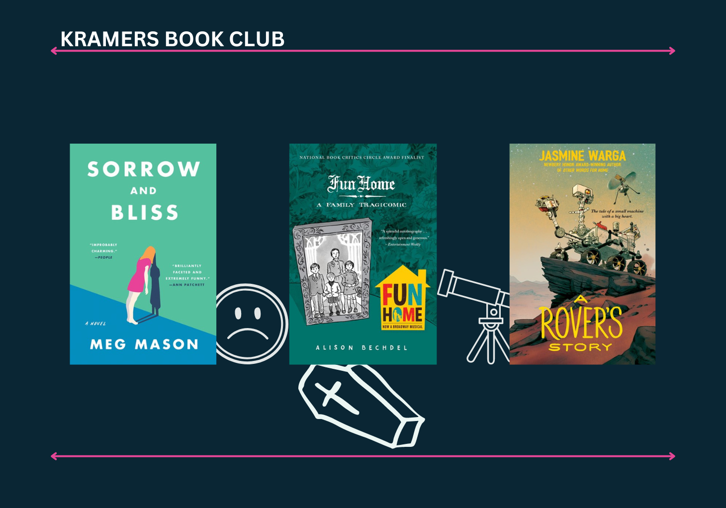 Kramers Book Club Picks April Kramers Bookstore, Bar