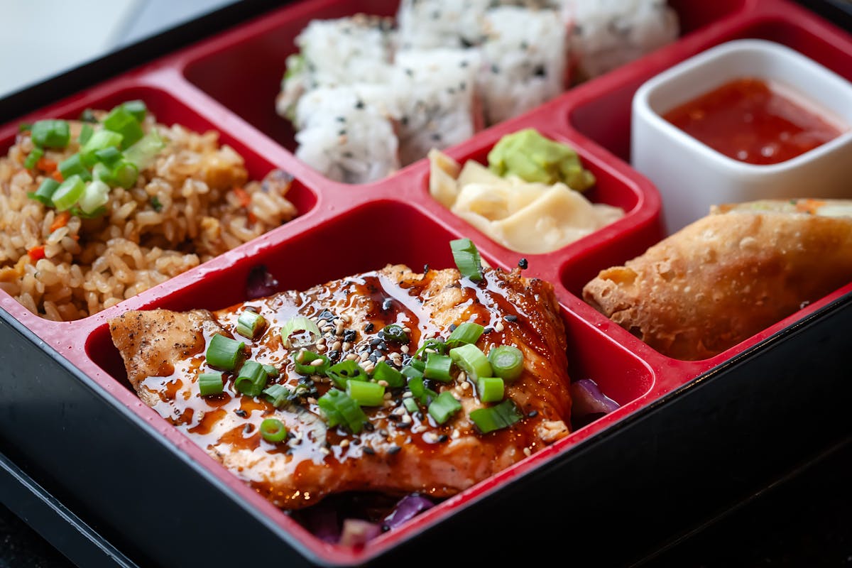 a plate of food