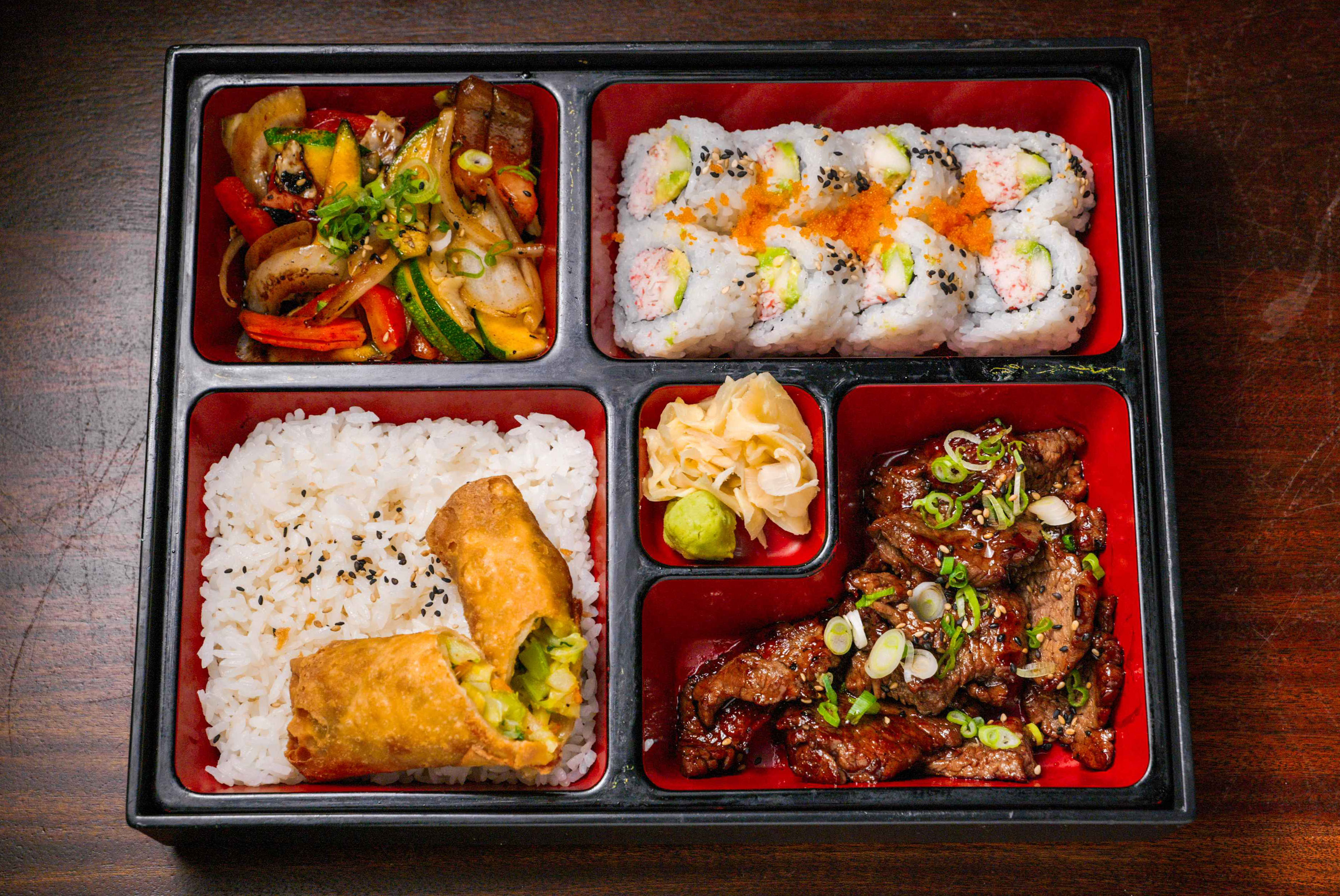a box filled with different types of food