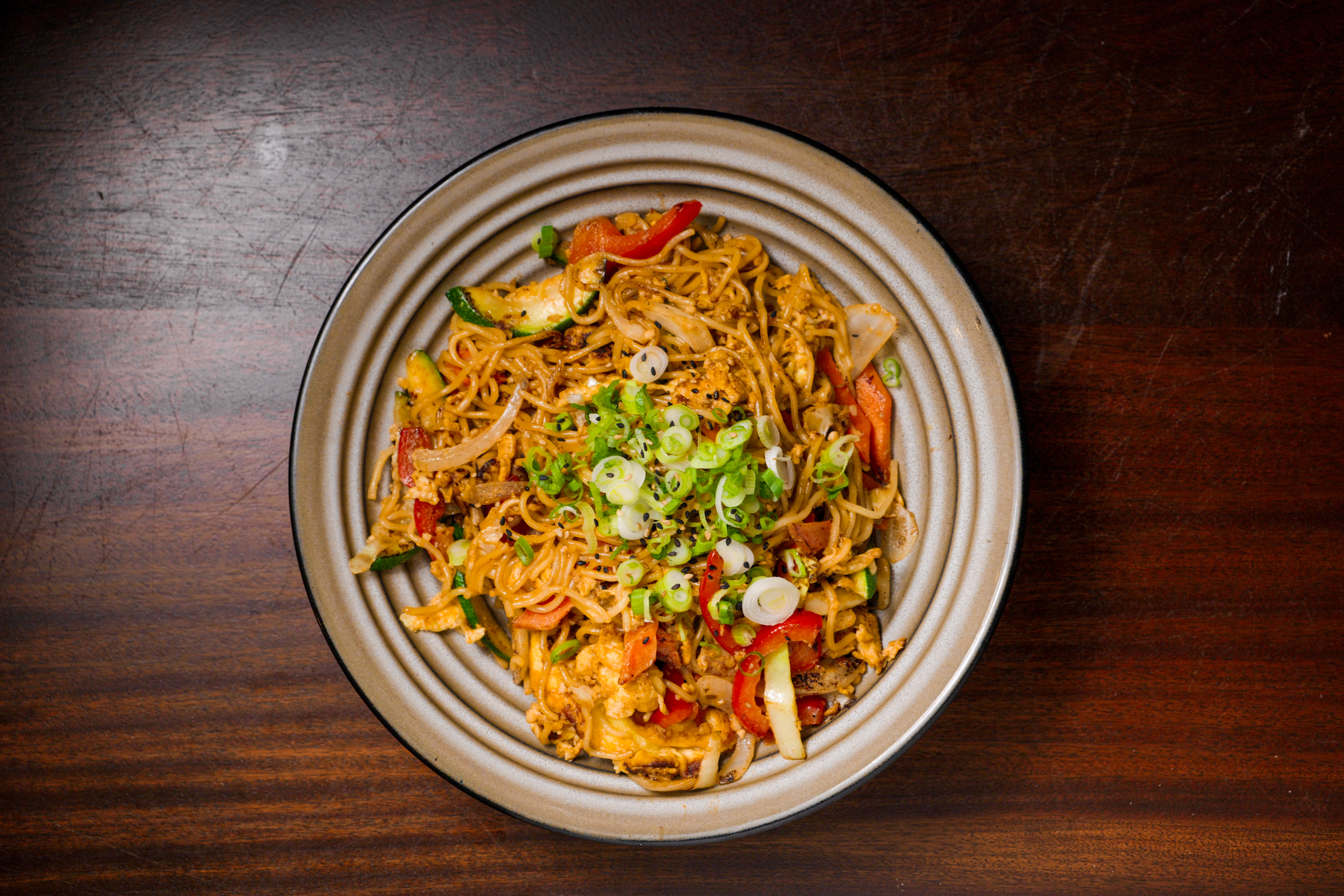 a bowl of food on a plate