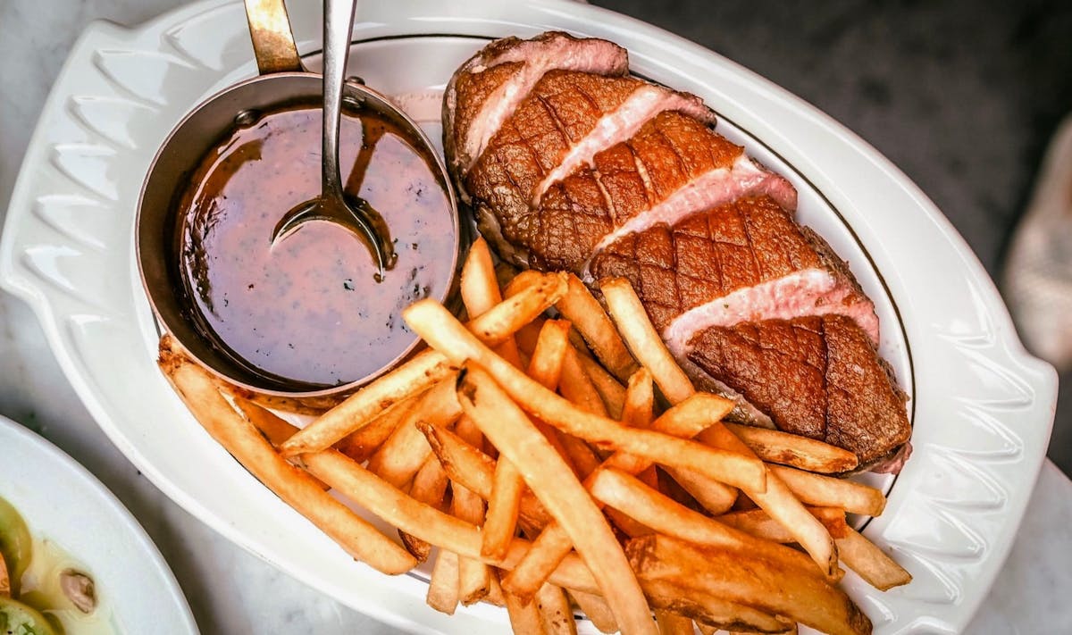 duck frites