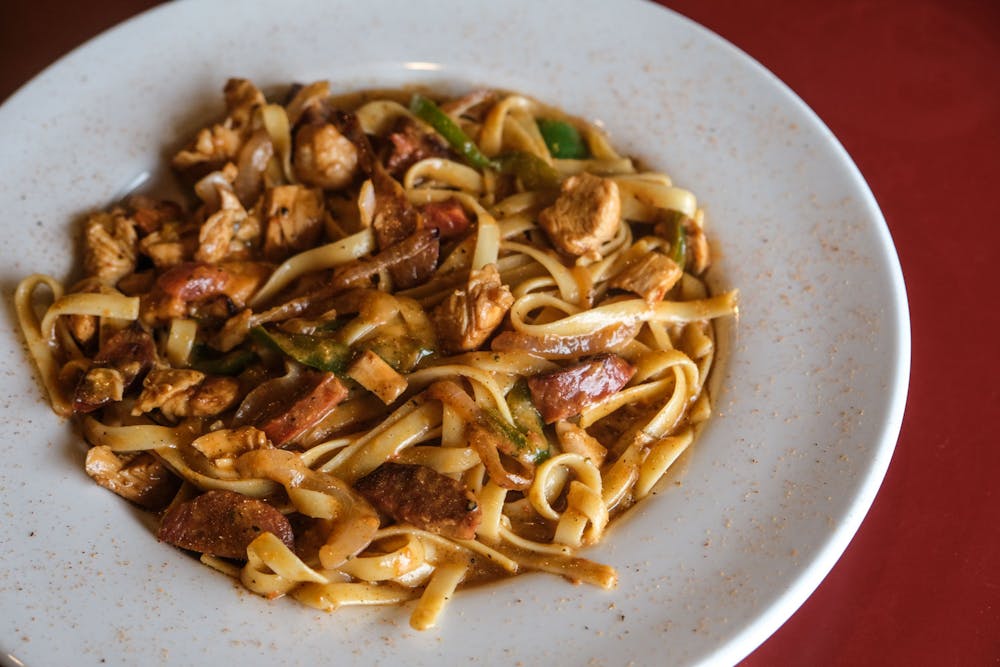 a bowl of food on a plate