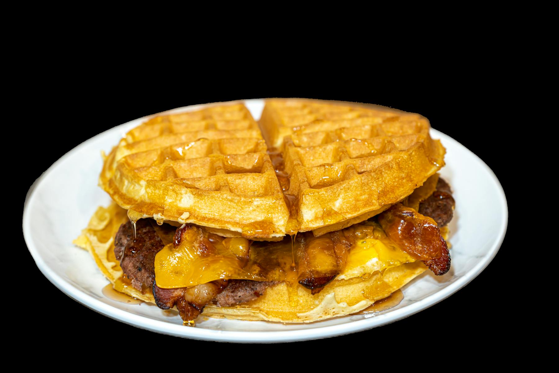 Waffle Breakfast Sandwich Panini - Court's House