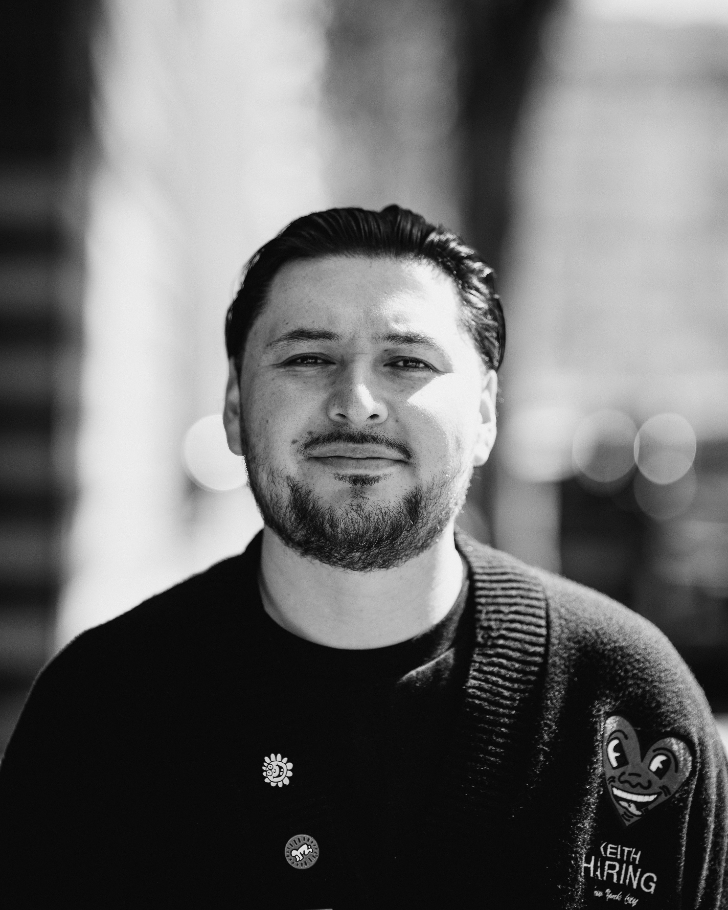 a man with a beard and mustache