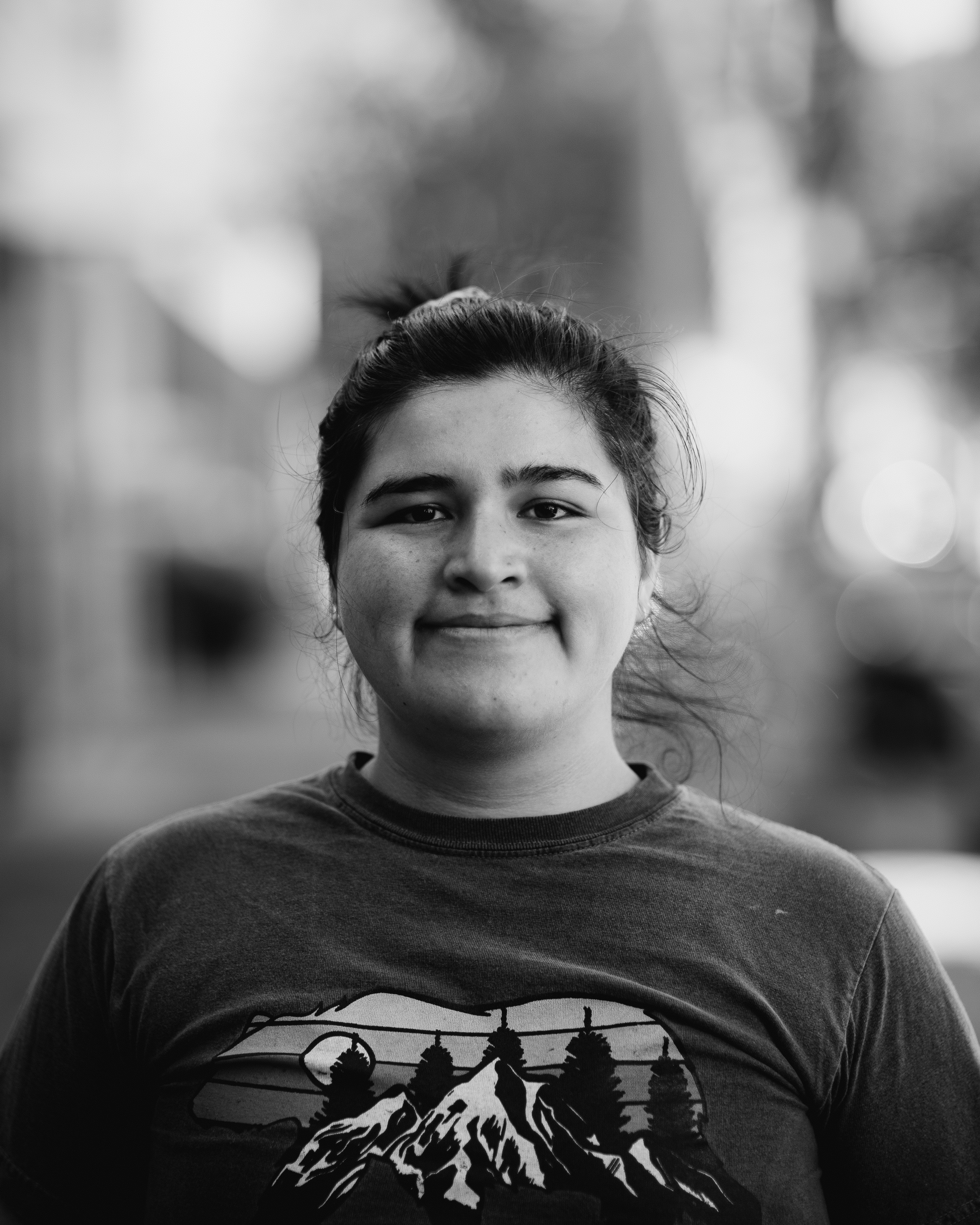 a woman smiling for a picture