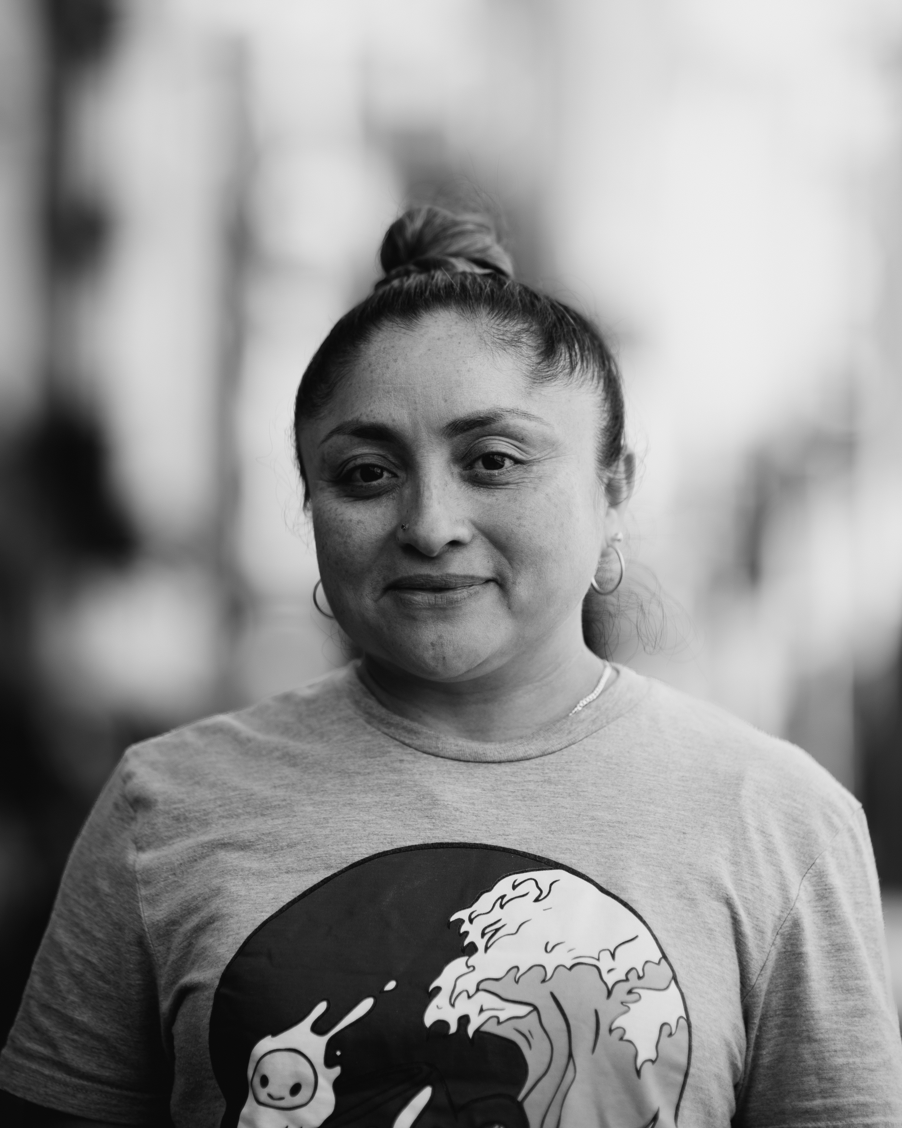 a woman smiling for a picture