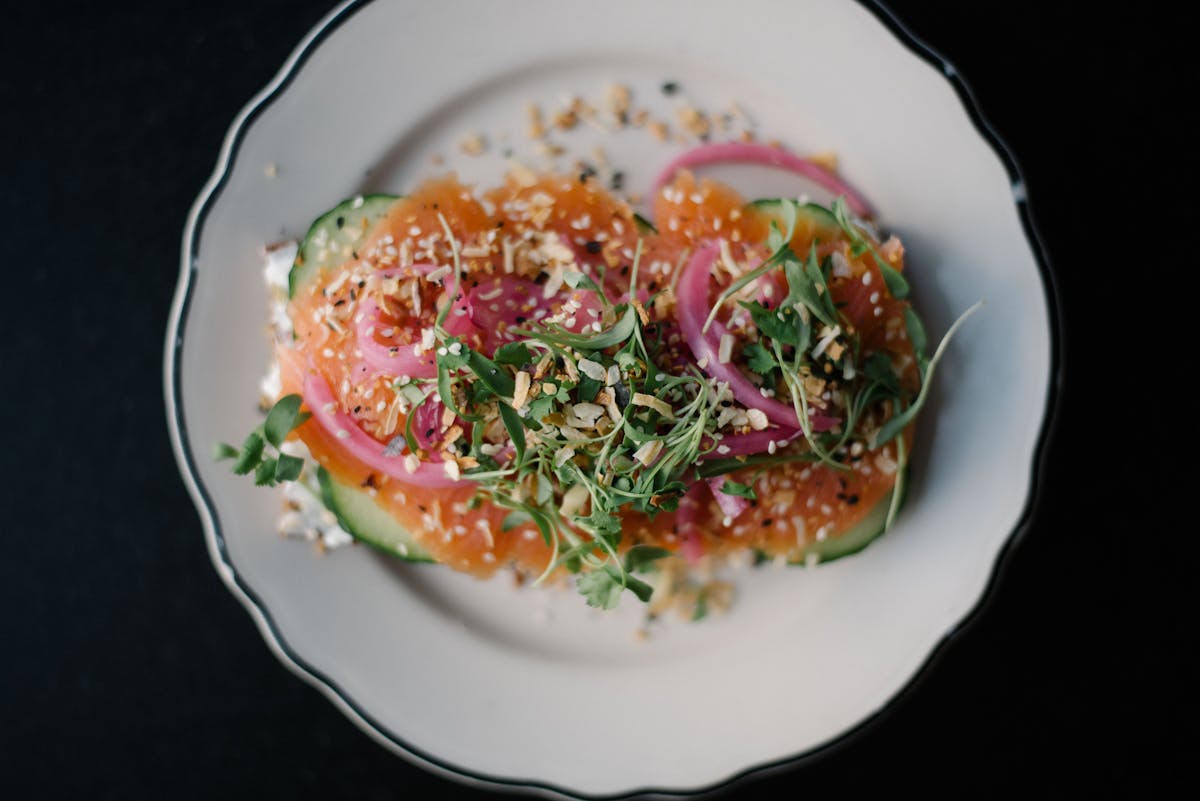 a plate of food