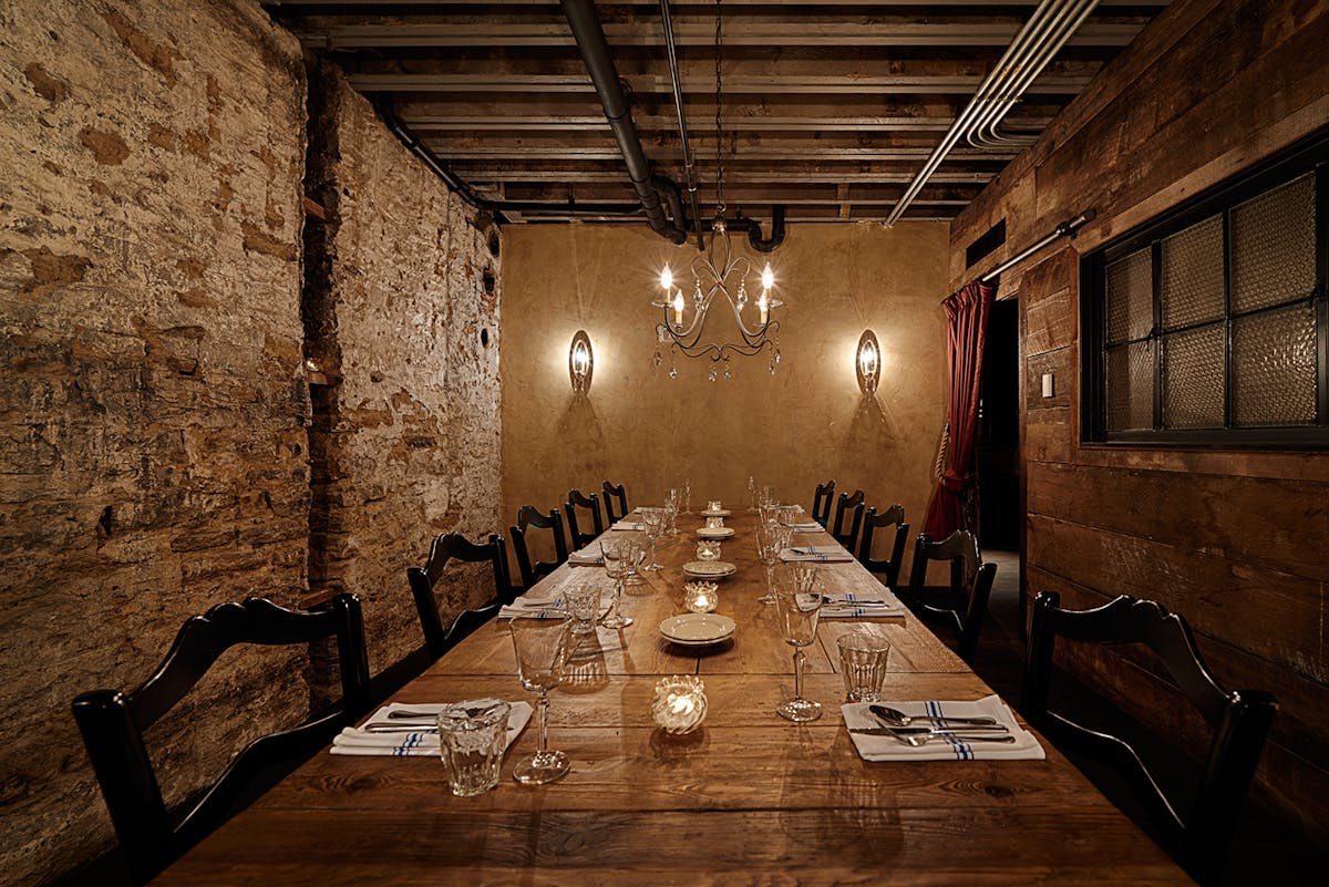 a dining room table