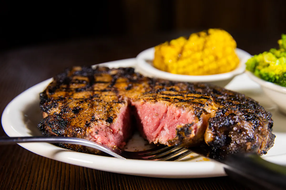a plate of food on a table