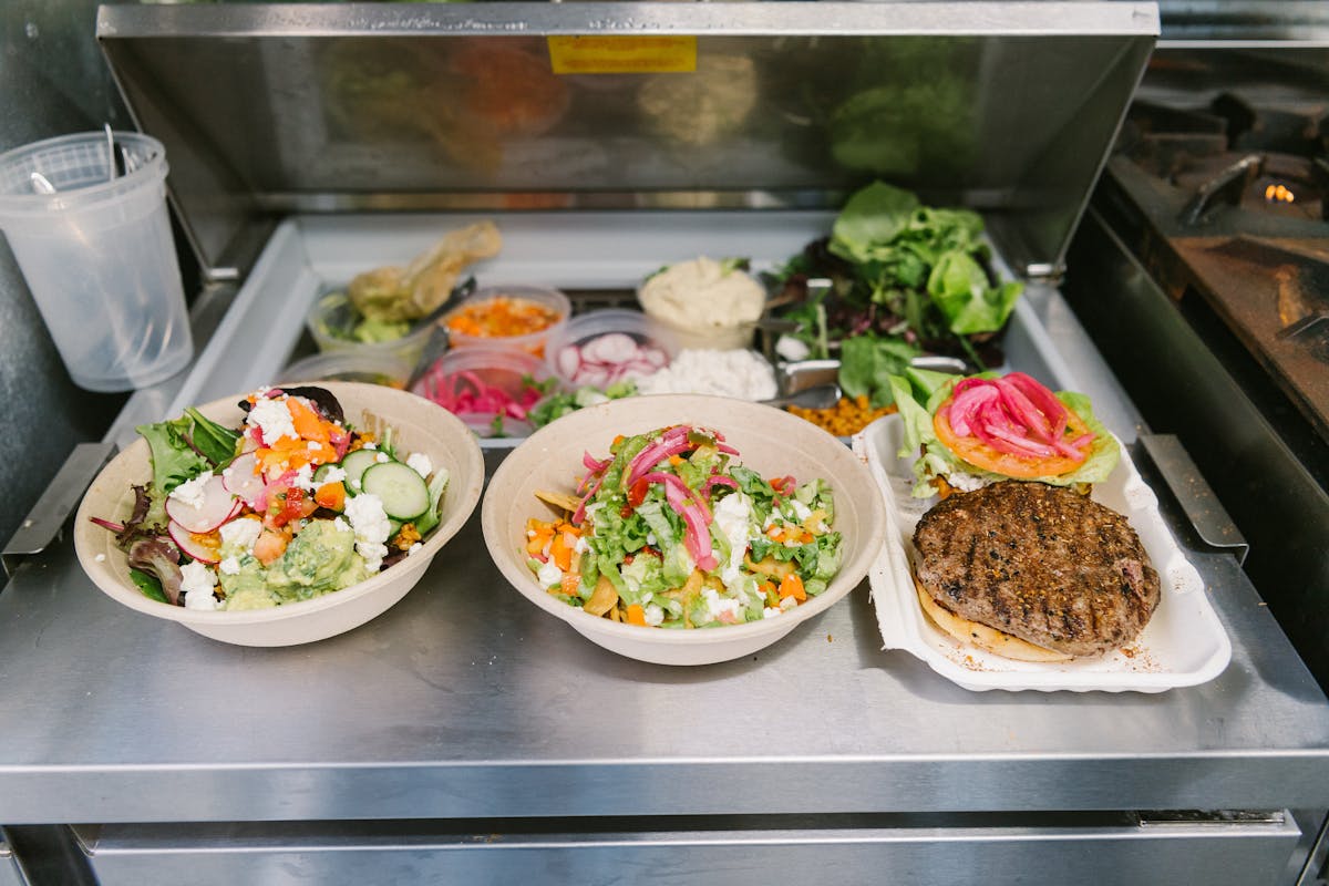 a plate of food
