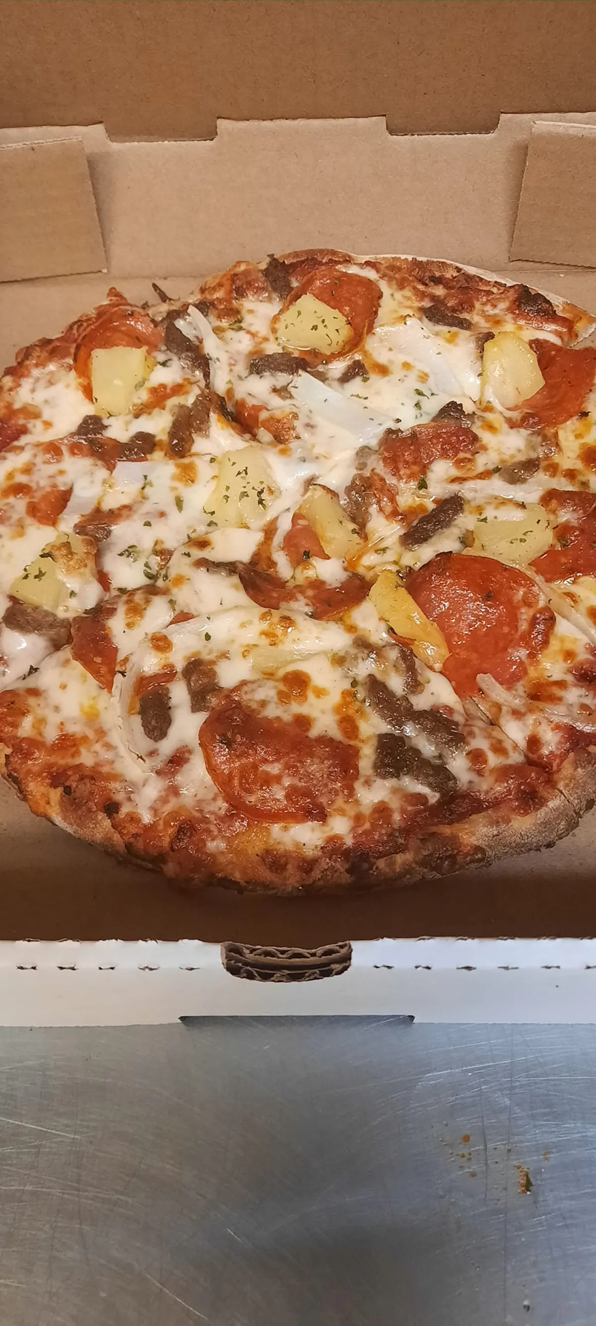 a slice of pizza