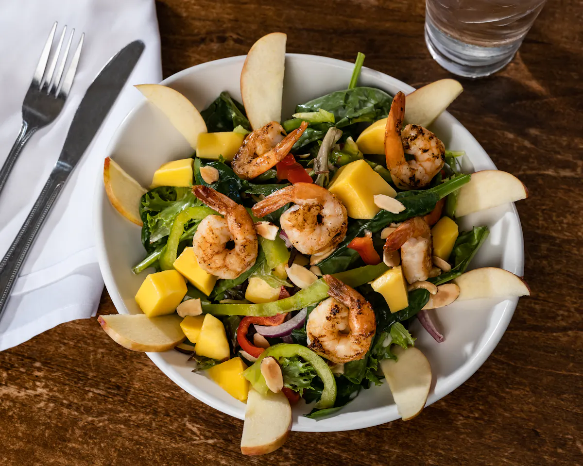 a plate of food on a table