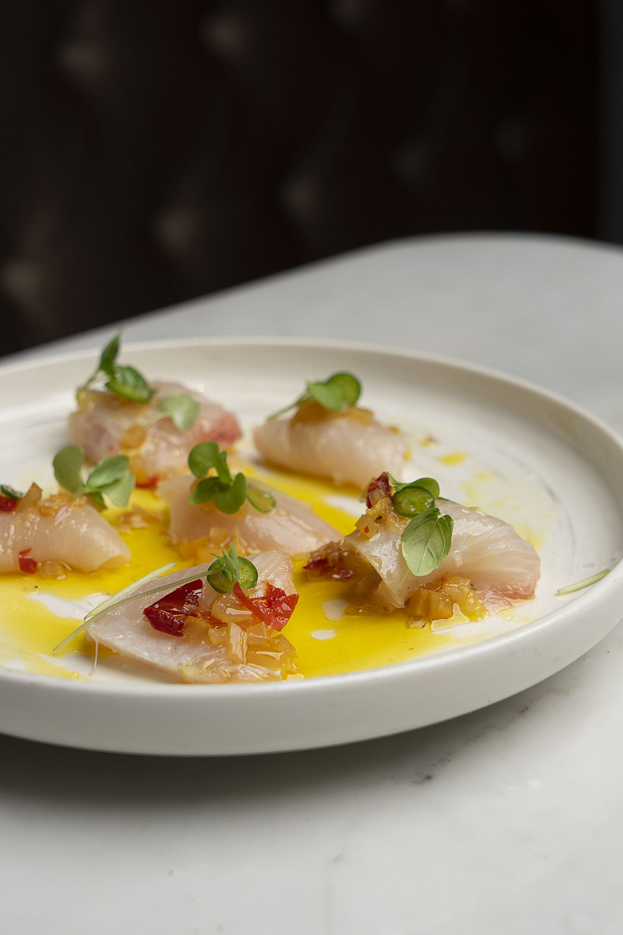 a plate of food on a table