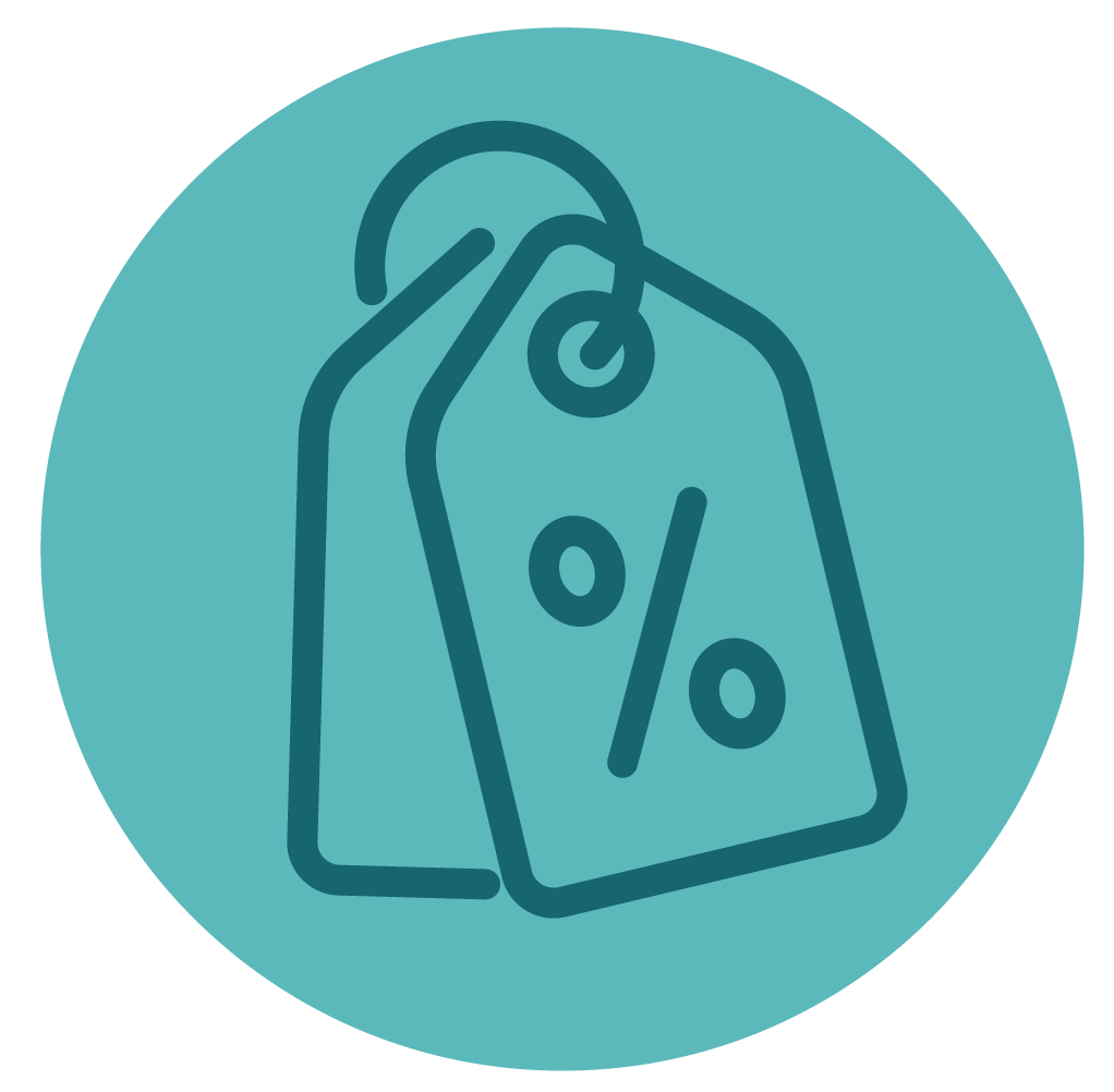 exclusive offer tag icon