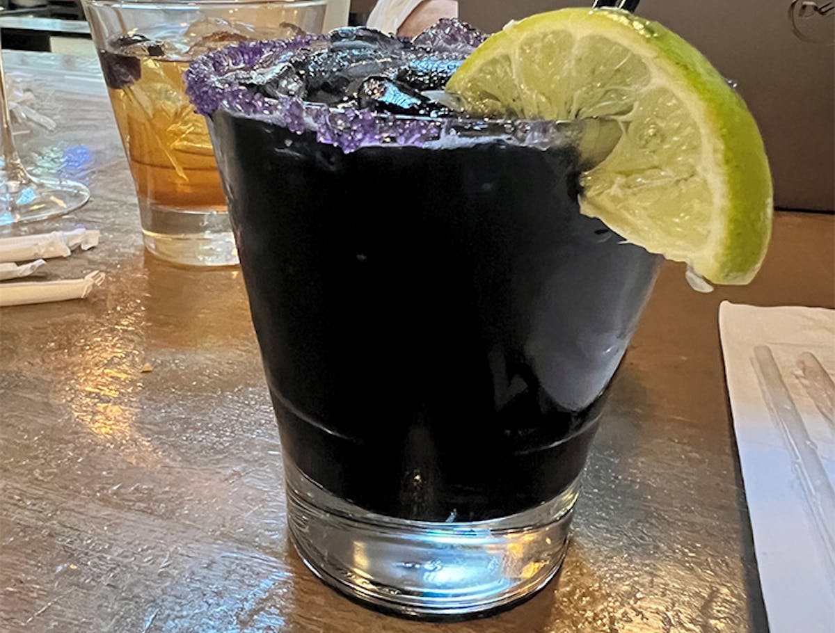 Black Widow Margarita at Houston Hall.